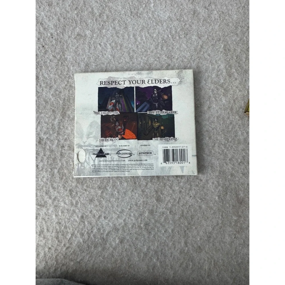 Kiss Psycho Circus The Nightmare Child PC Game 2 Disc Set 2000 Vintage CD-ROM